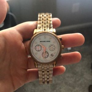 Michael Kors rose gold watch!